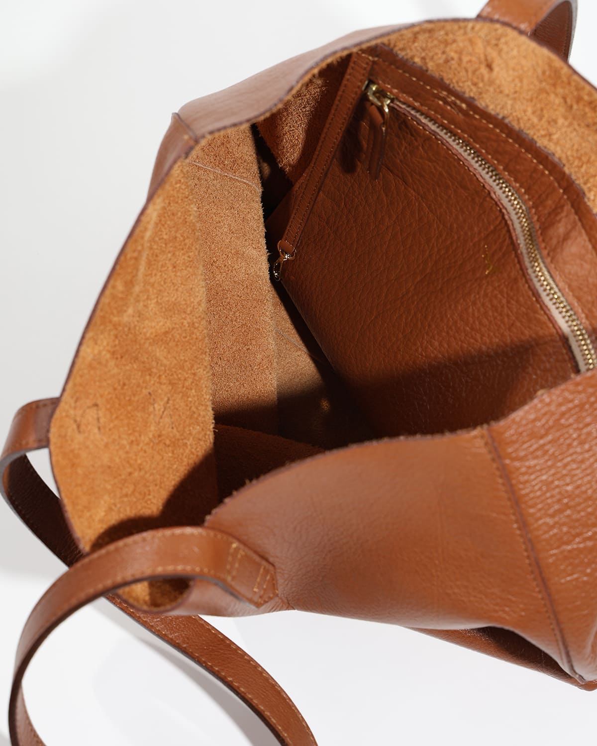 BRUNA Tote torba Dark Caramel