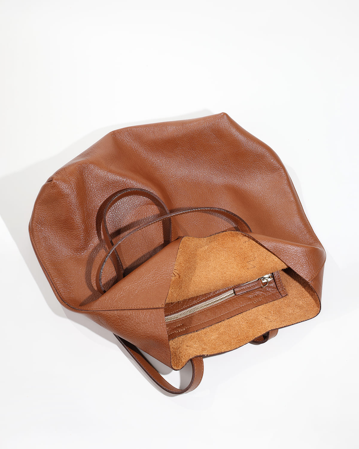 BRUNA Tote torba Dark Caramel