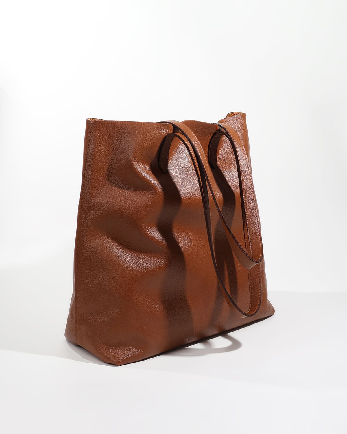 BRUNA Tote torba Dark Caramel