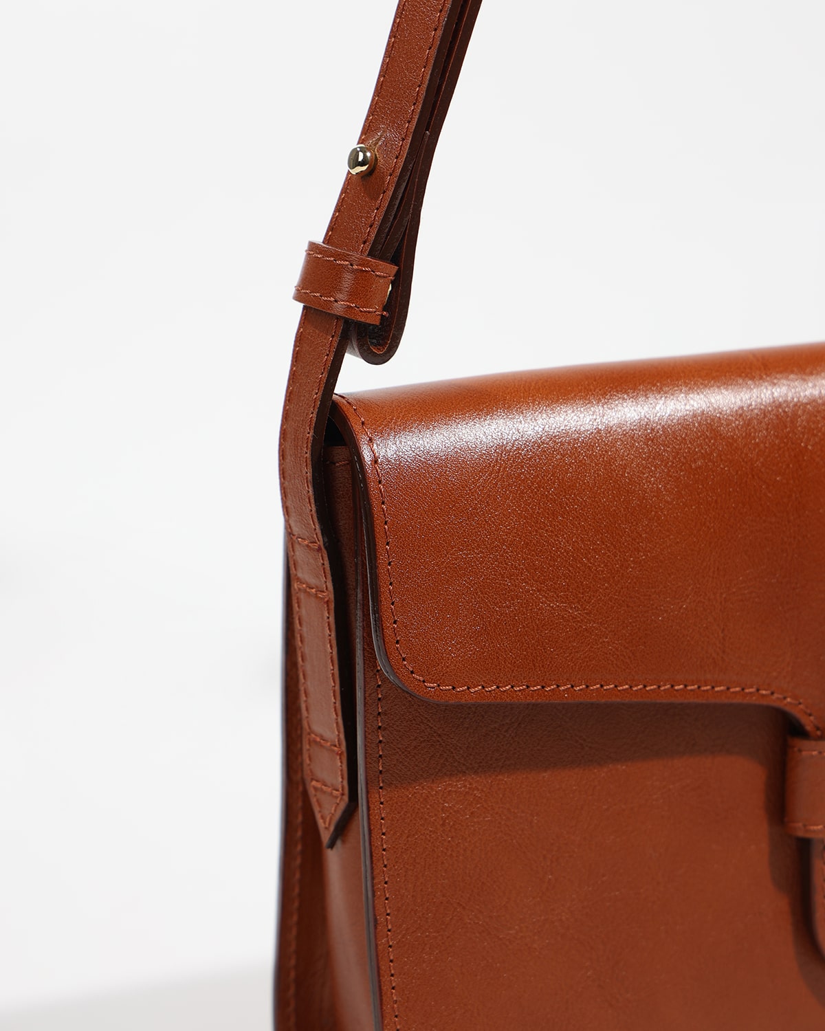 IVANA Mini torba Dark Caramel