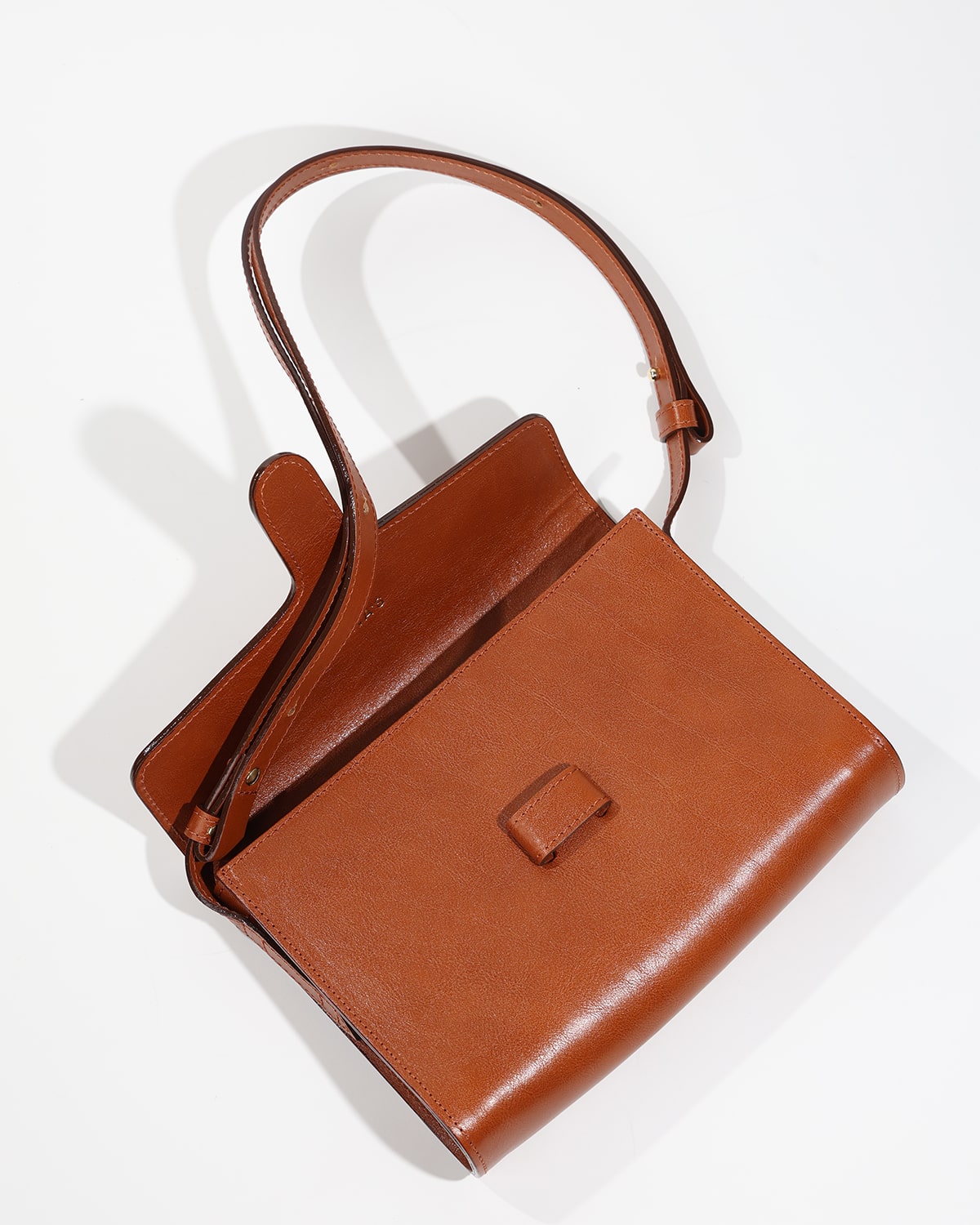 IVANA Mini torba Dark Caramel