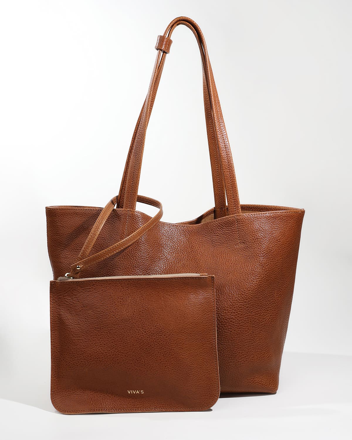 KARLA elegantna poslovna torba Dark Caramel