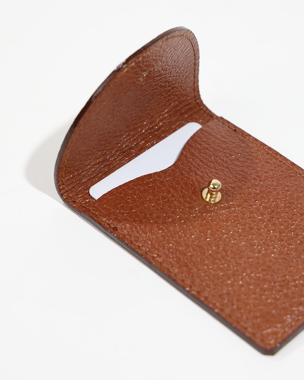 LUISA etui za kartice Dark Caramel