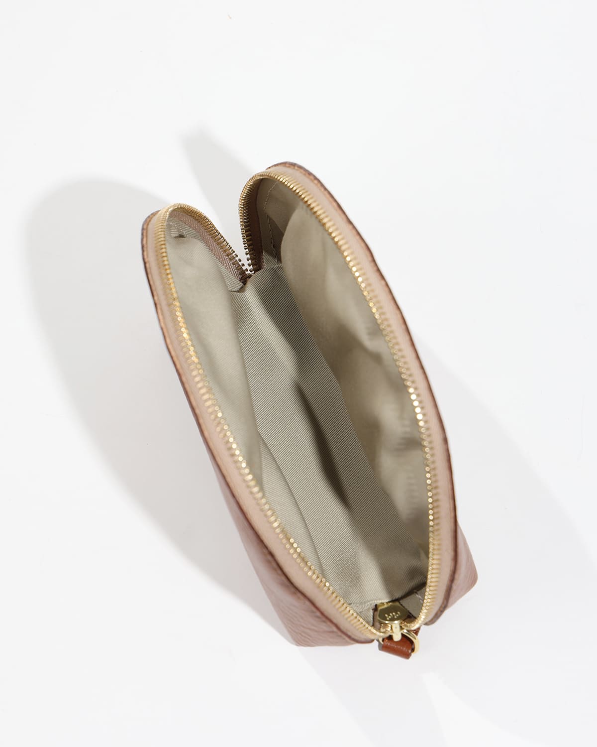 PETRA torbica za ličila Dark Caramel