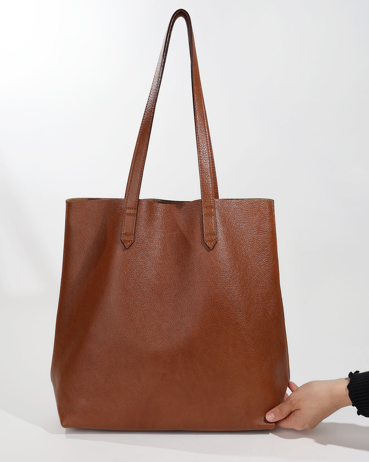 BRUNA Tote torba Dark Caramel