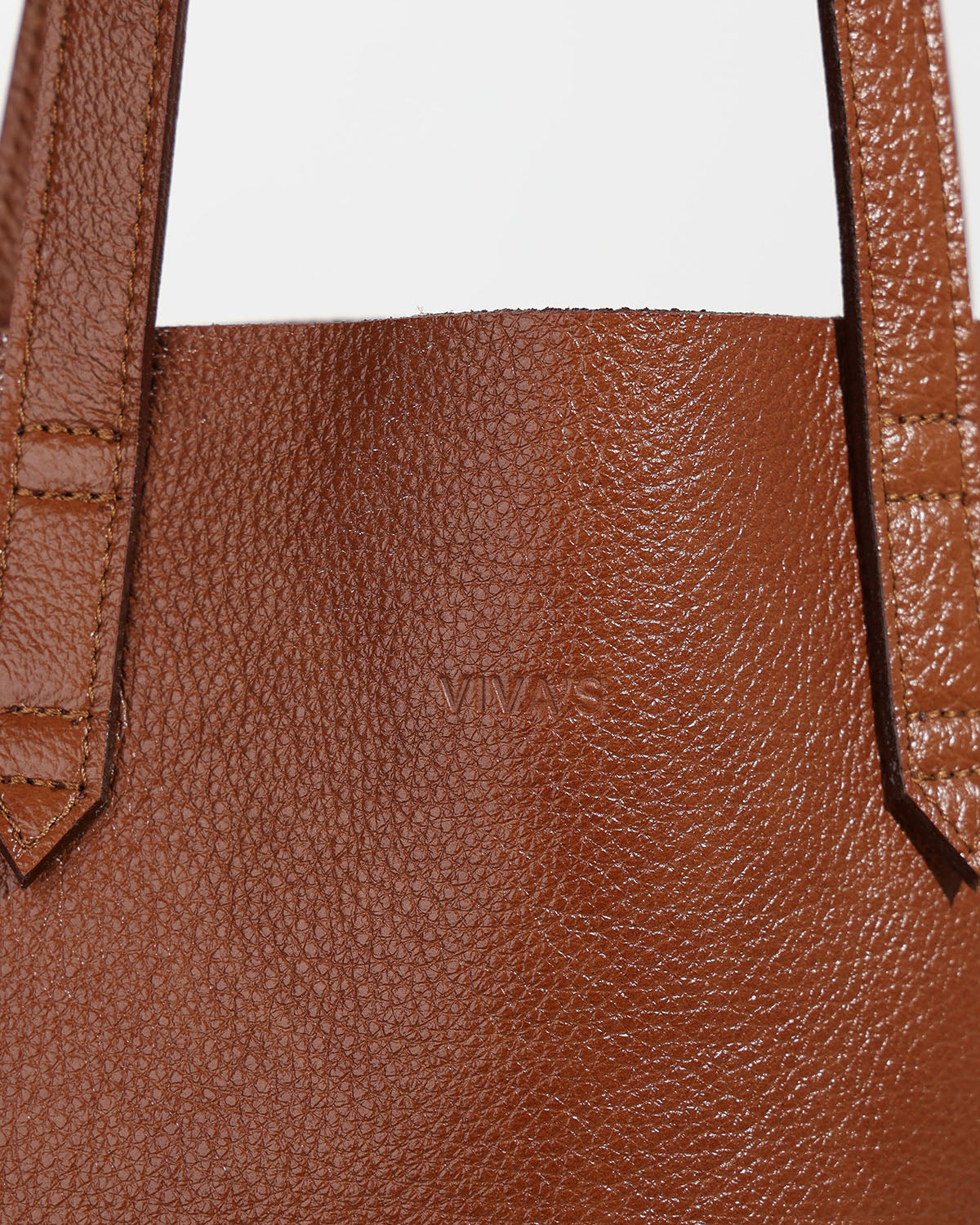 BRUNA Tote torba Dark Caramel