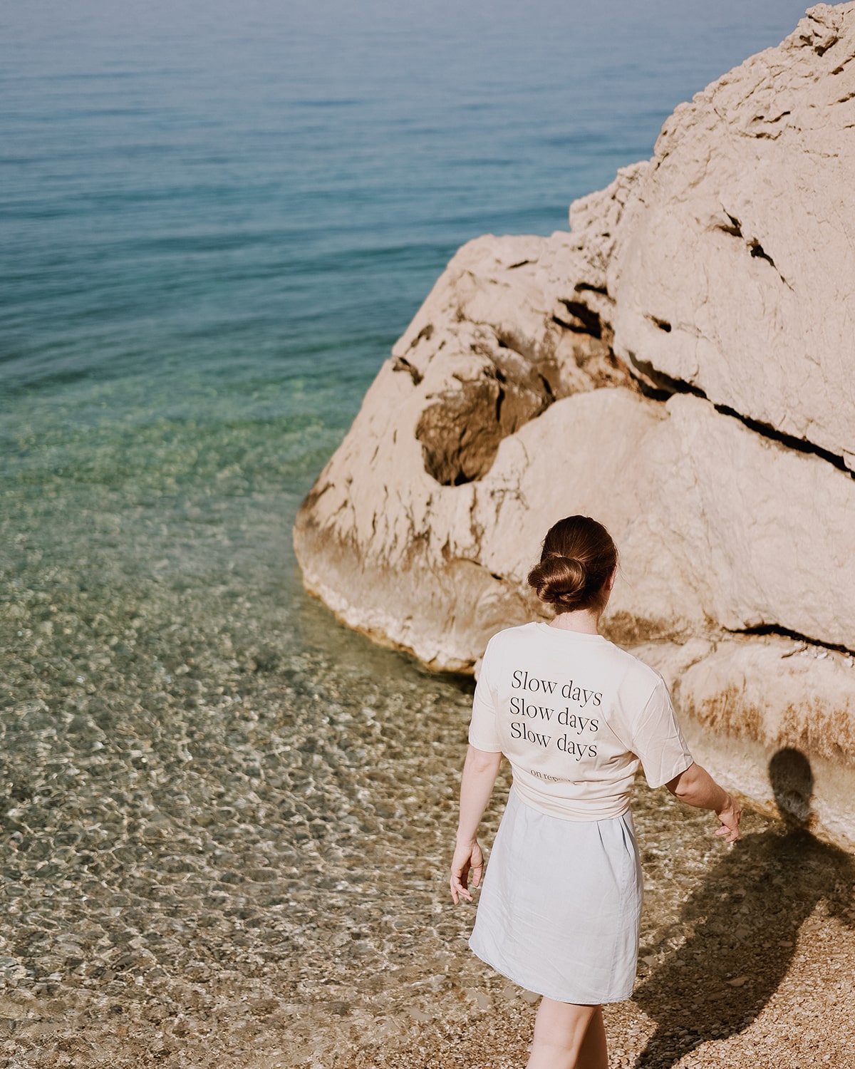 Slow Days Organic Cotton T-shirt - Sustainable Unisex Tee | Viva's