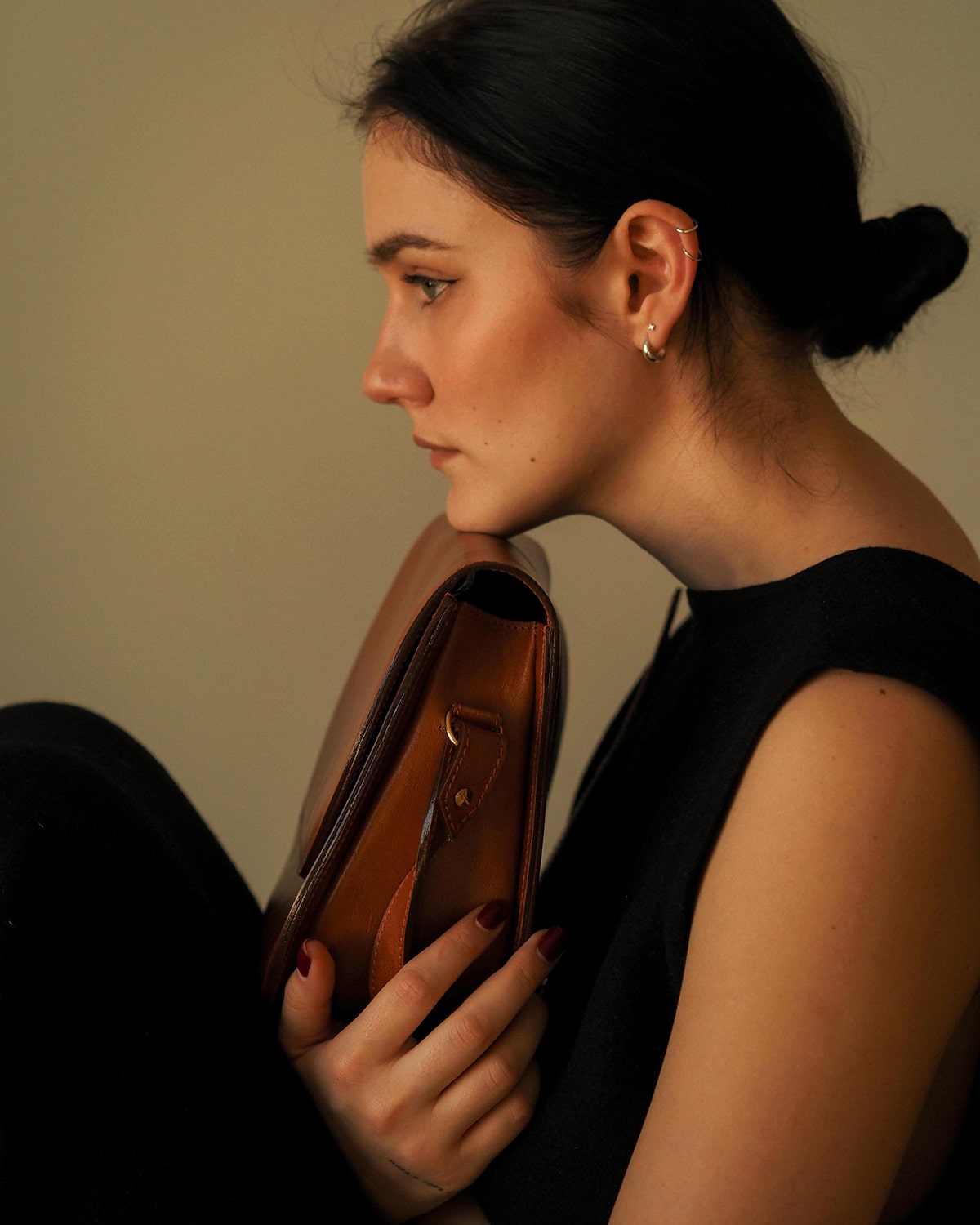 MARA Half Moon torba Dark Caramel