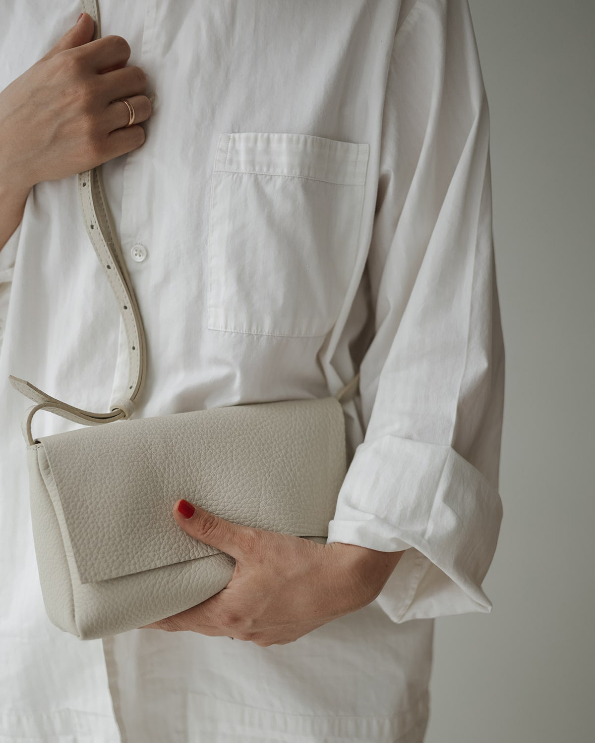 PINA Mini torba Cream