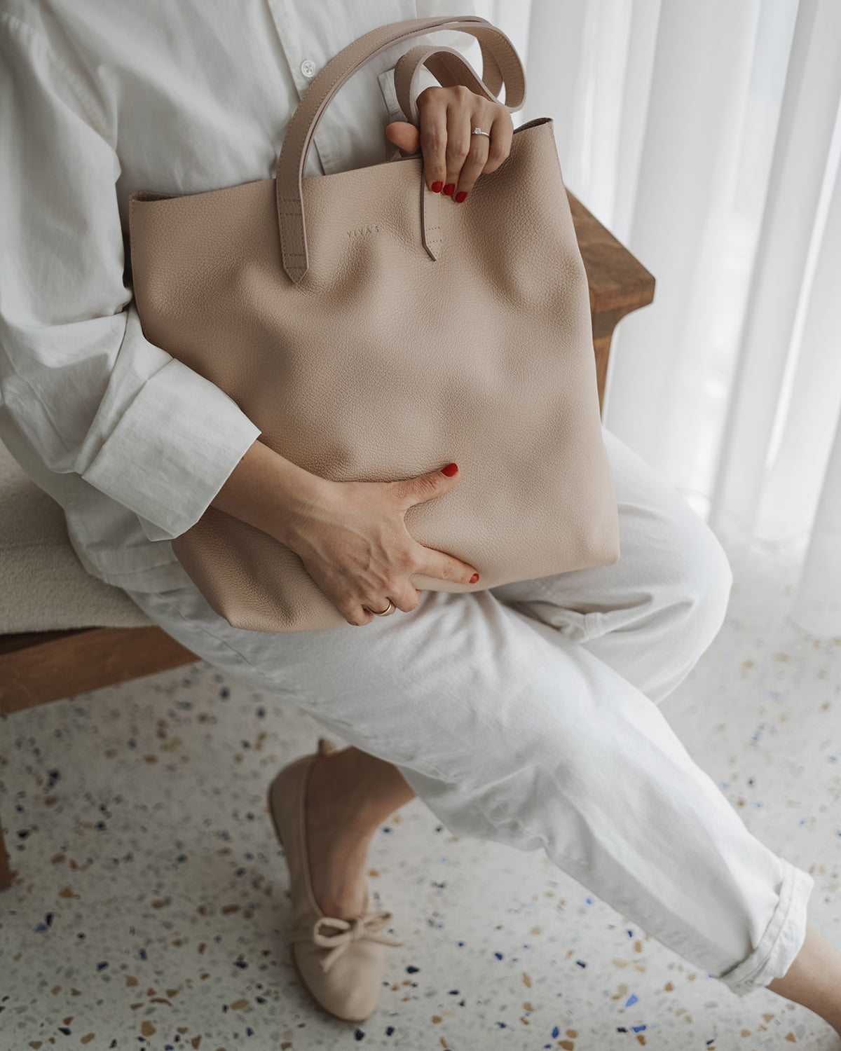 BRUNA Tote torba Powder