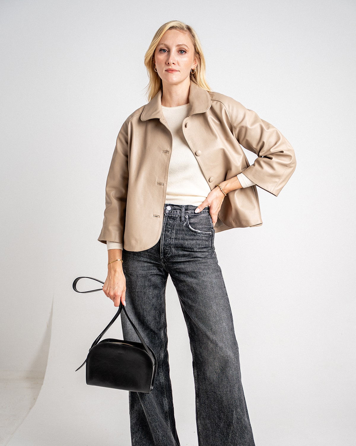 Bellé Usnjena Jakna