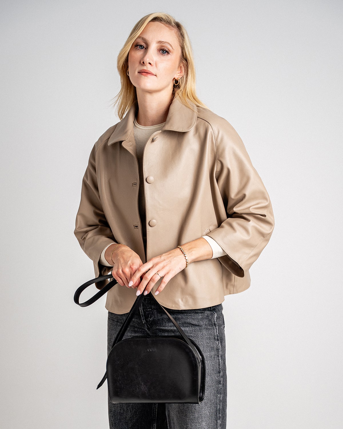 Bellé Usnjena Jakna