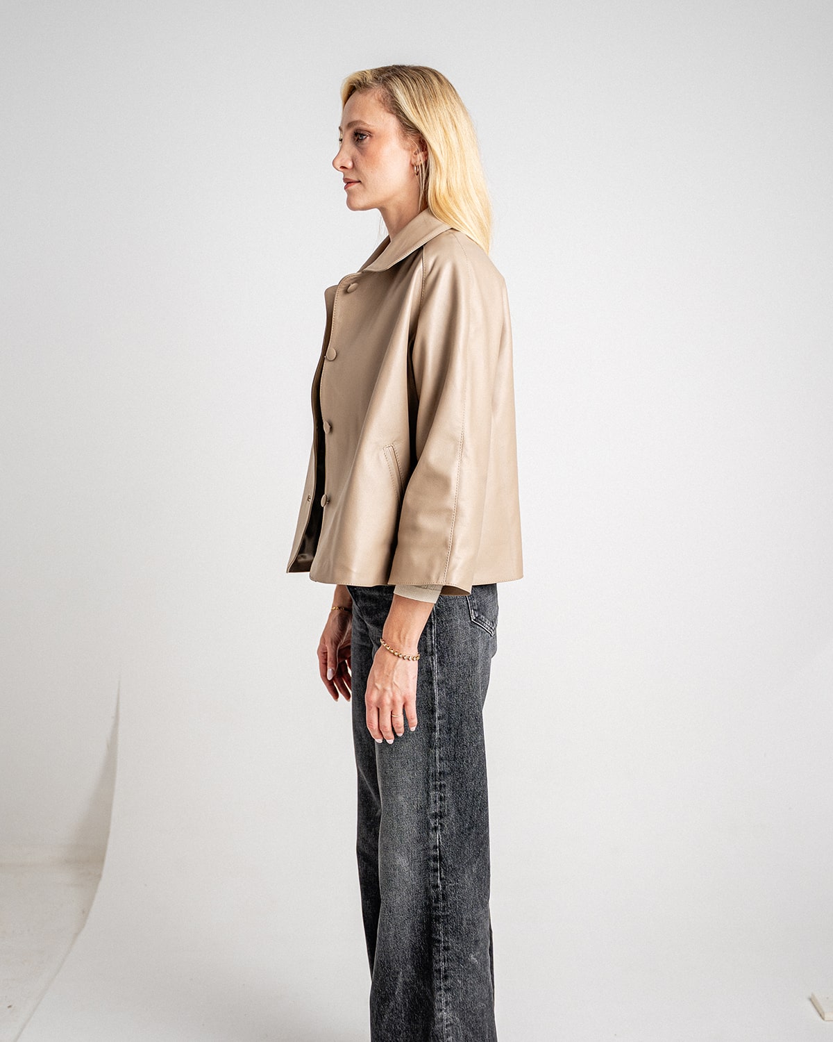 Bellé Usnjena Jakna