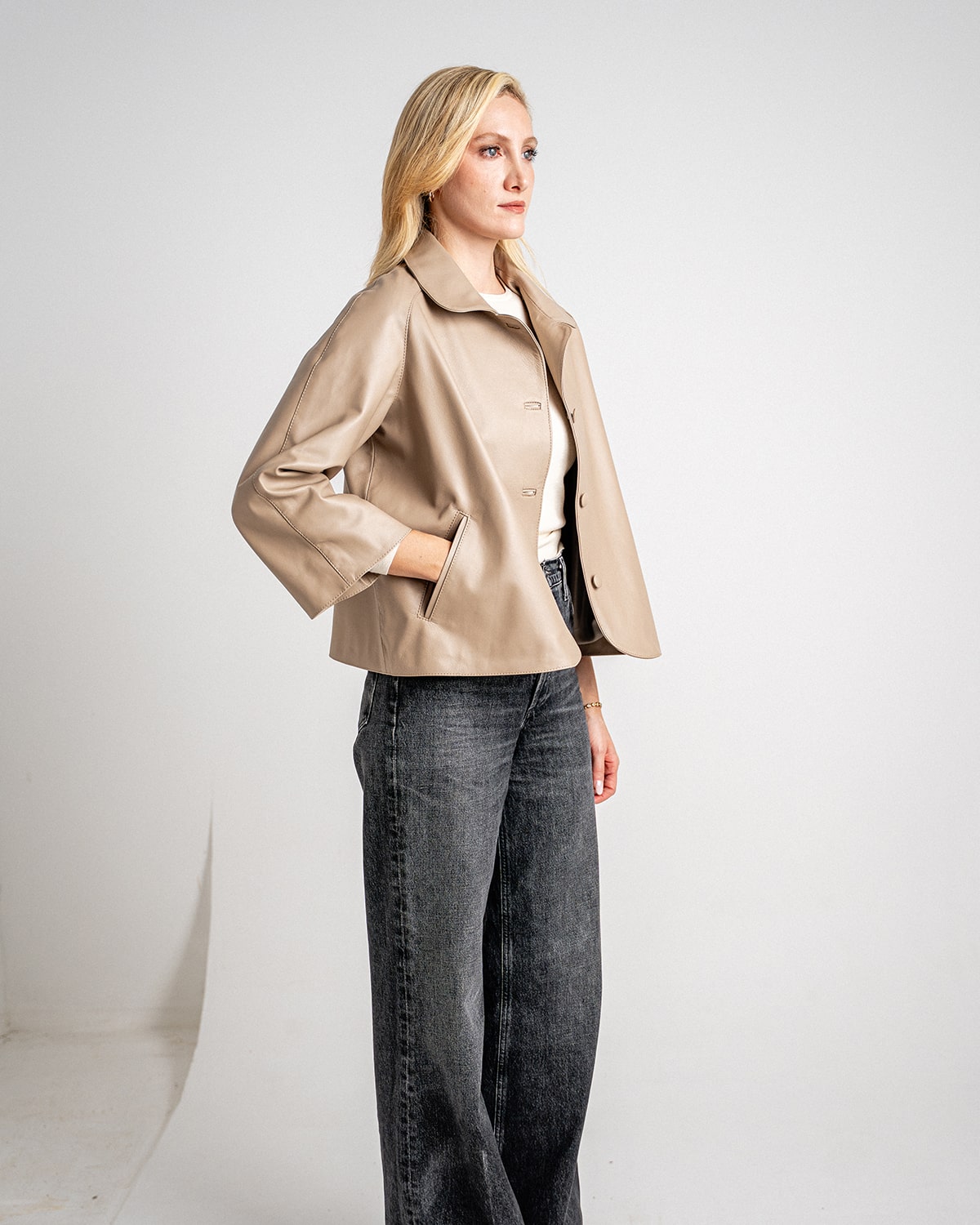 Bellé Usnjena Jakna