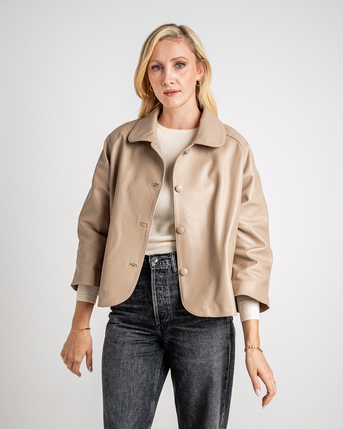 Bellé Usnjena Jakna