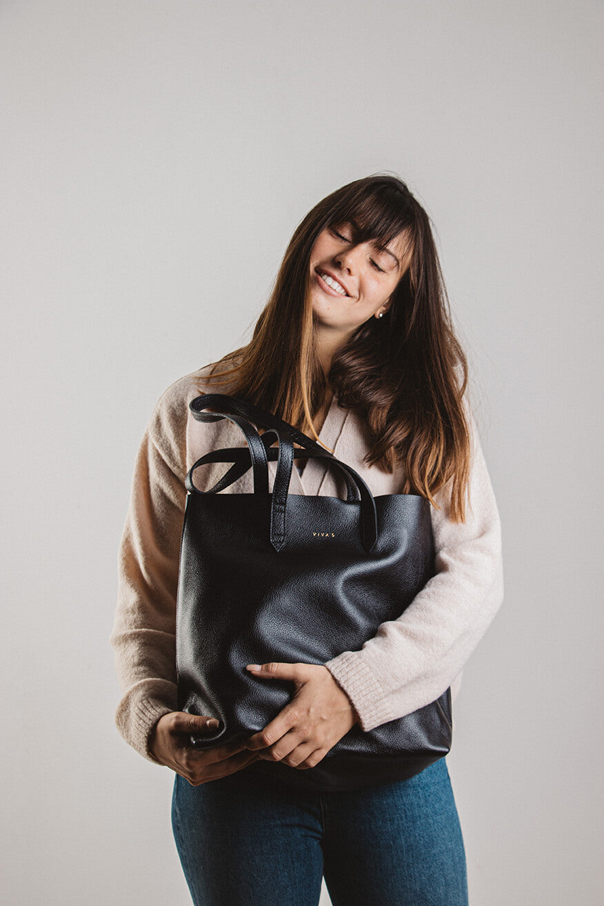 BRUNA Tote torba Rich Black