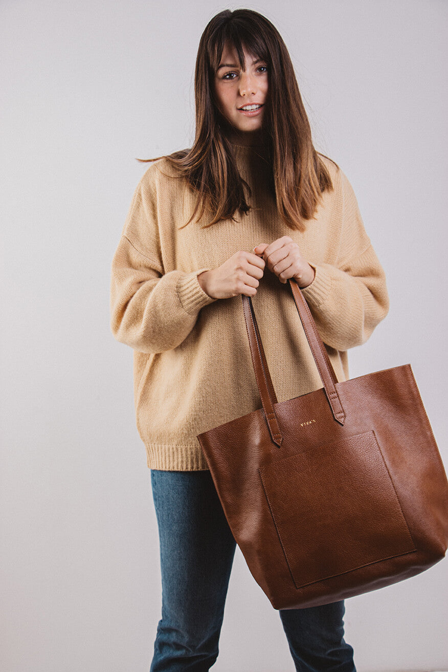 FRANKA Travel Tote torba Dark Caramel