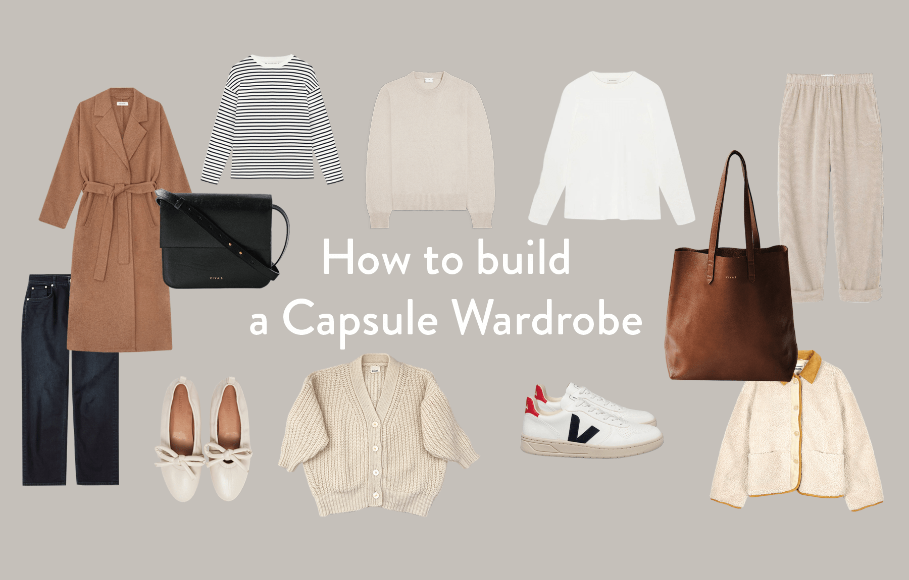 A capsule wardrobe