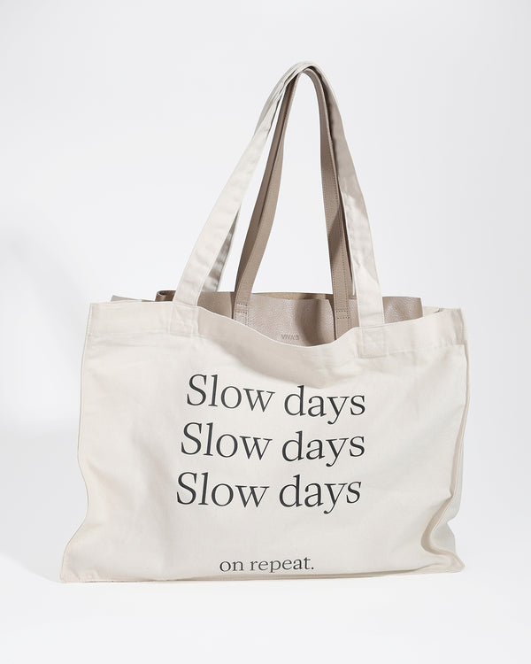 BRUNA Tote Bag Stone