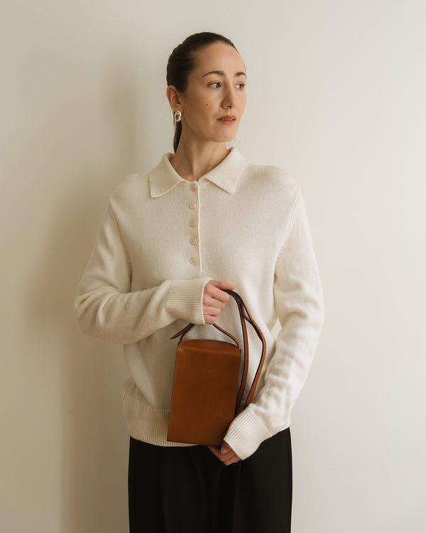 ELENA Phone Bag Dark Caramel