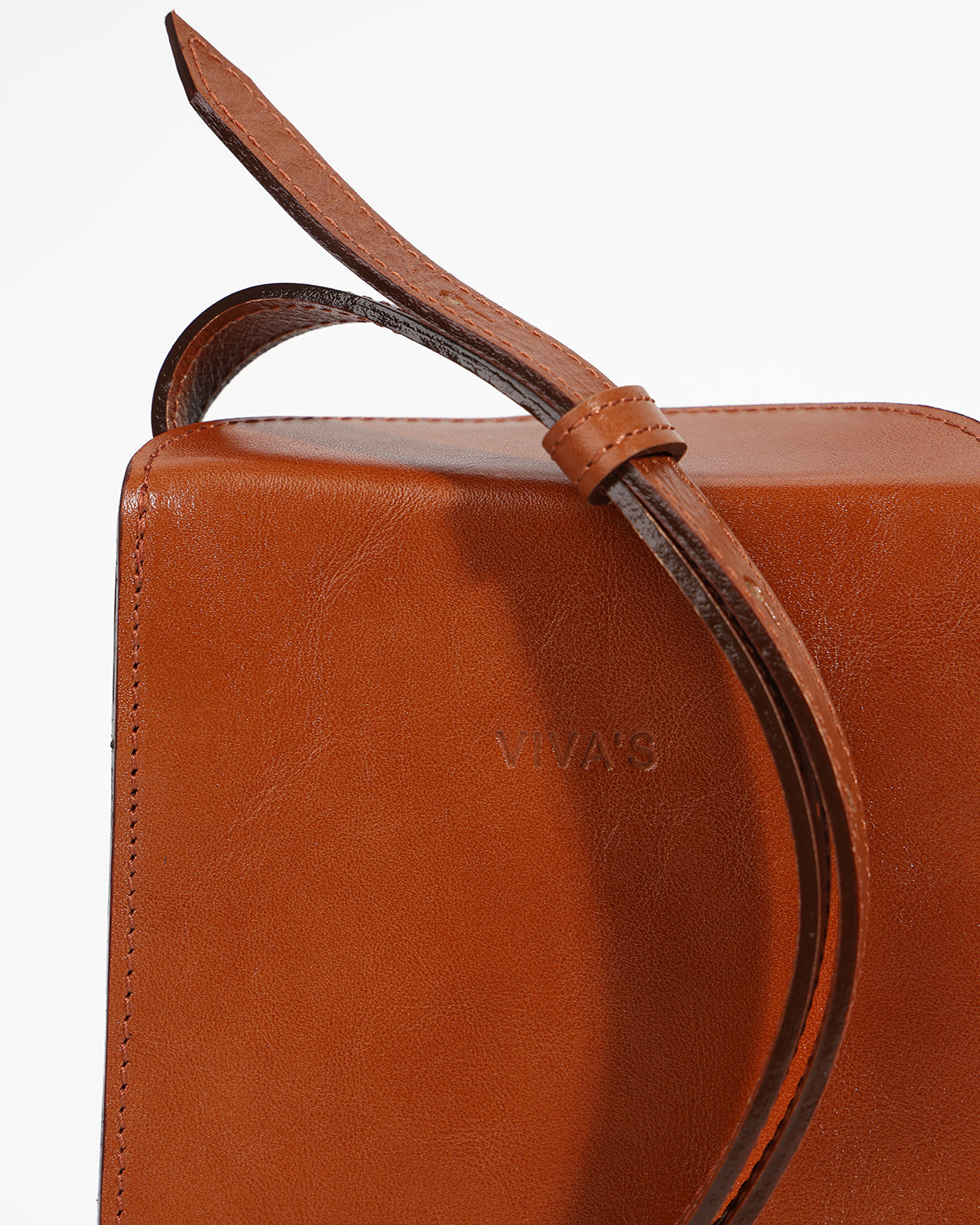 ELENA Phone Bag Dark Caramel