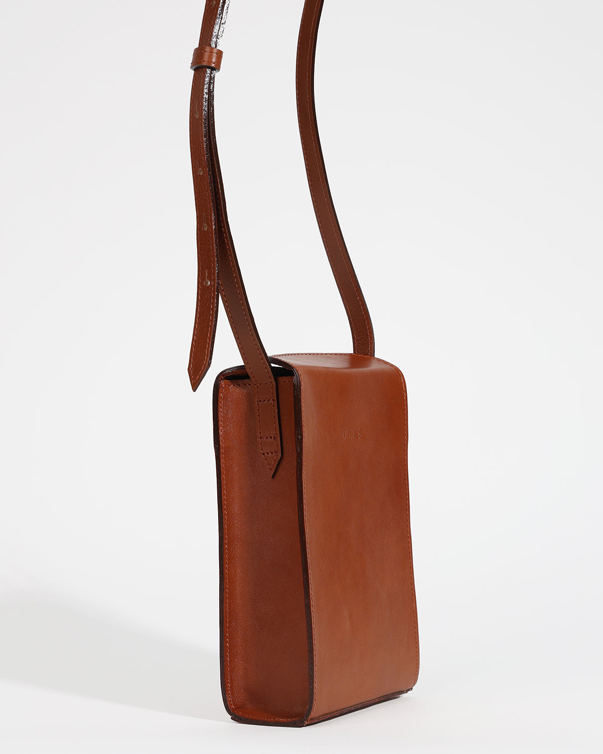 ELENA Phone Bag Dark Caramel