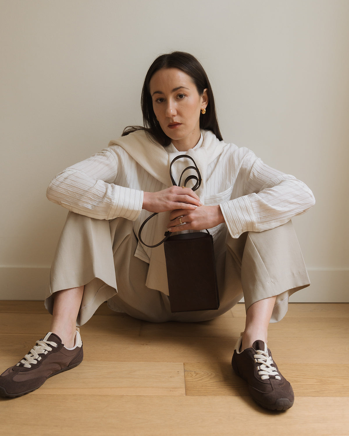 ELENA Phone Bag Espresso