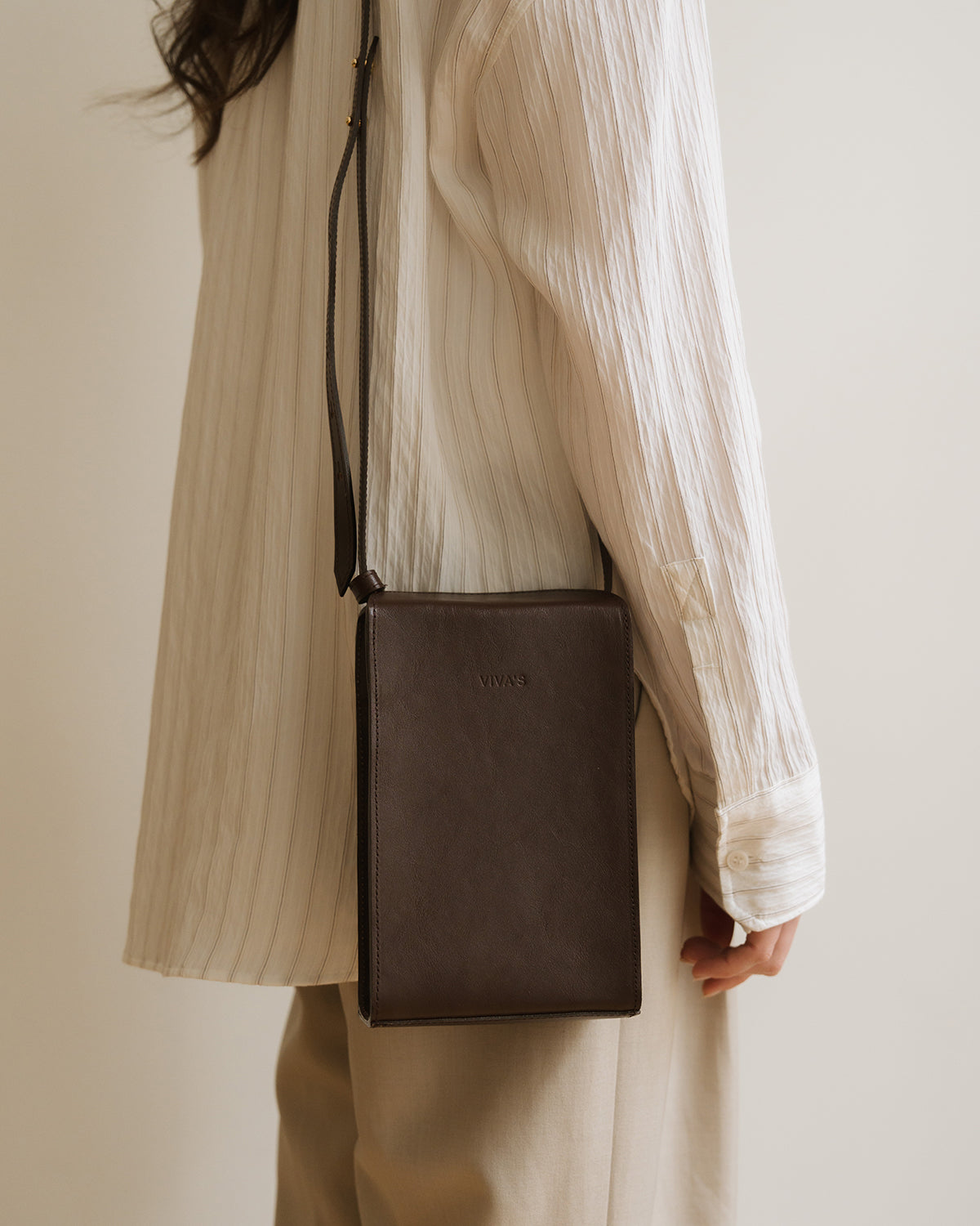 ELENA Phone Bag Espresso