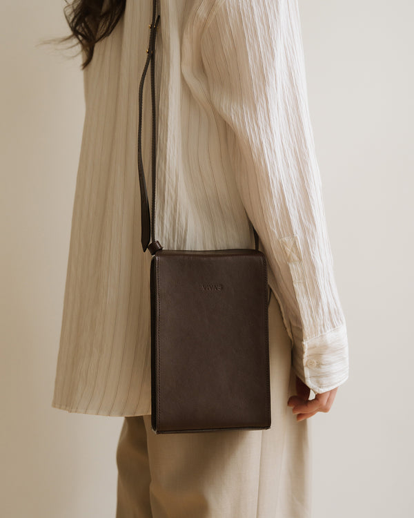 ELENA Phone Bag Espresso