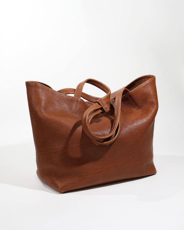 KARLA Lux Work Bag Dark Caramel