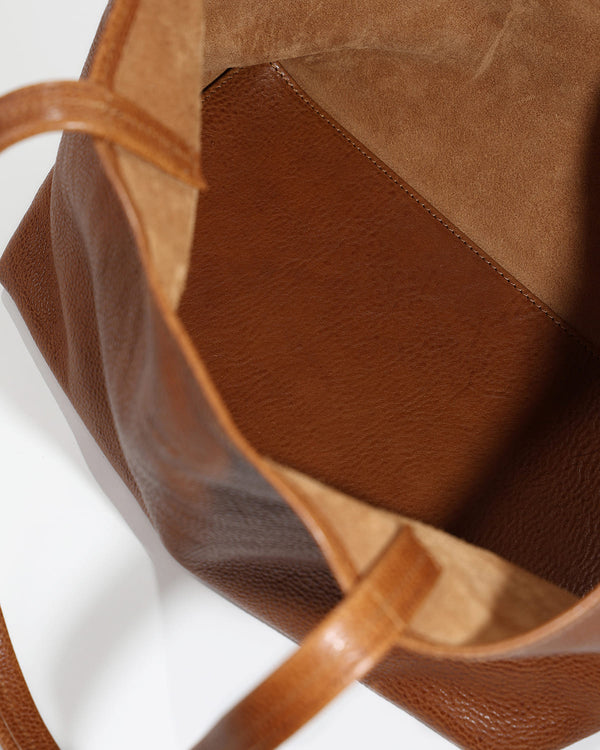 KARLA Lux Work Bag Dark Caramel