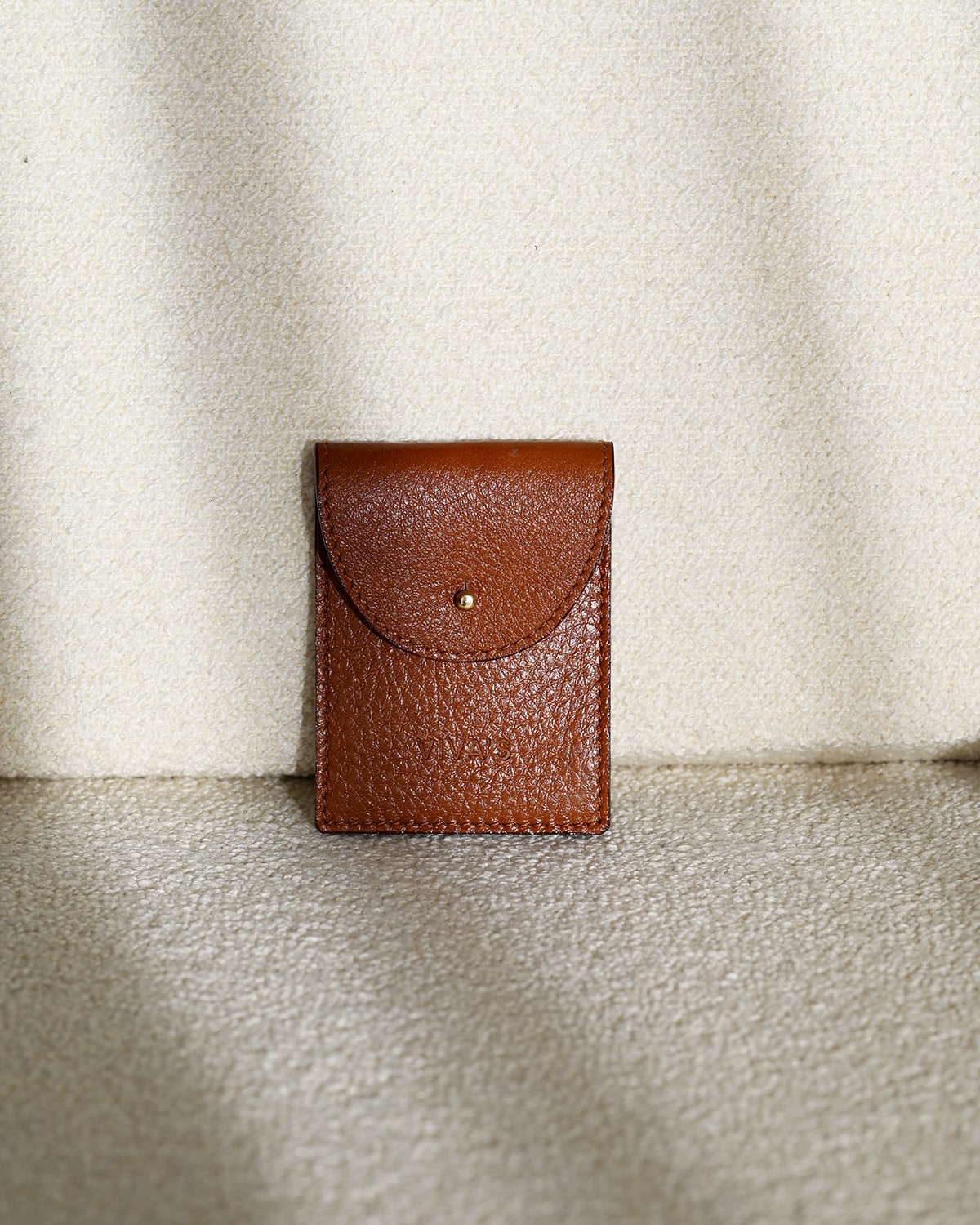 Luisa Cardholder Dark Caramel