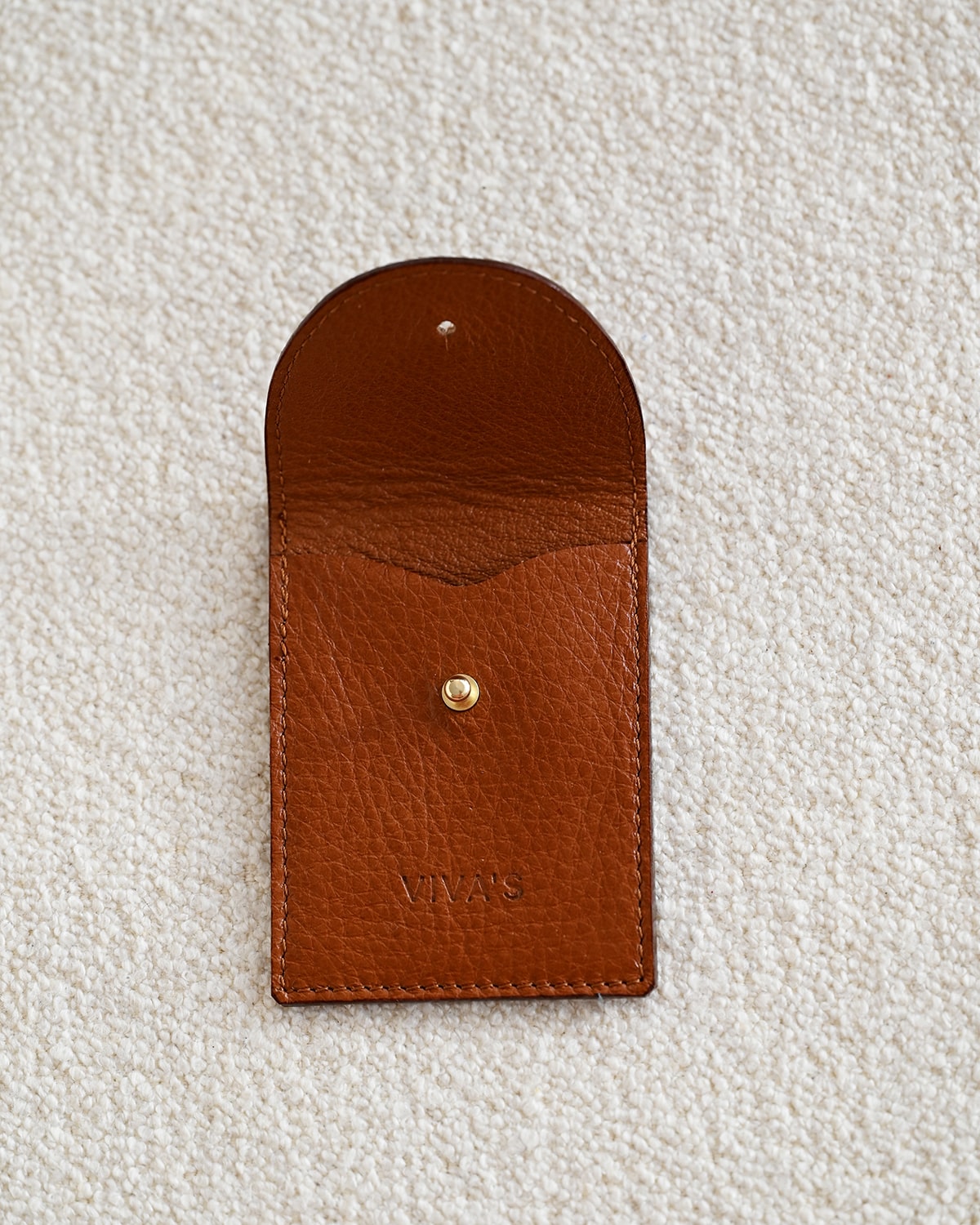 Luisa Cardholder Dark Caramel