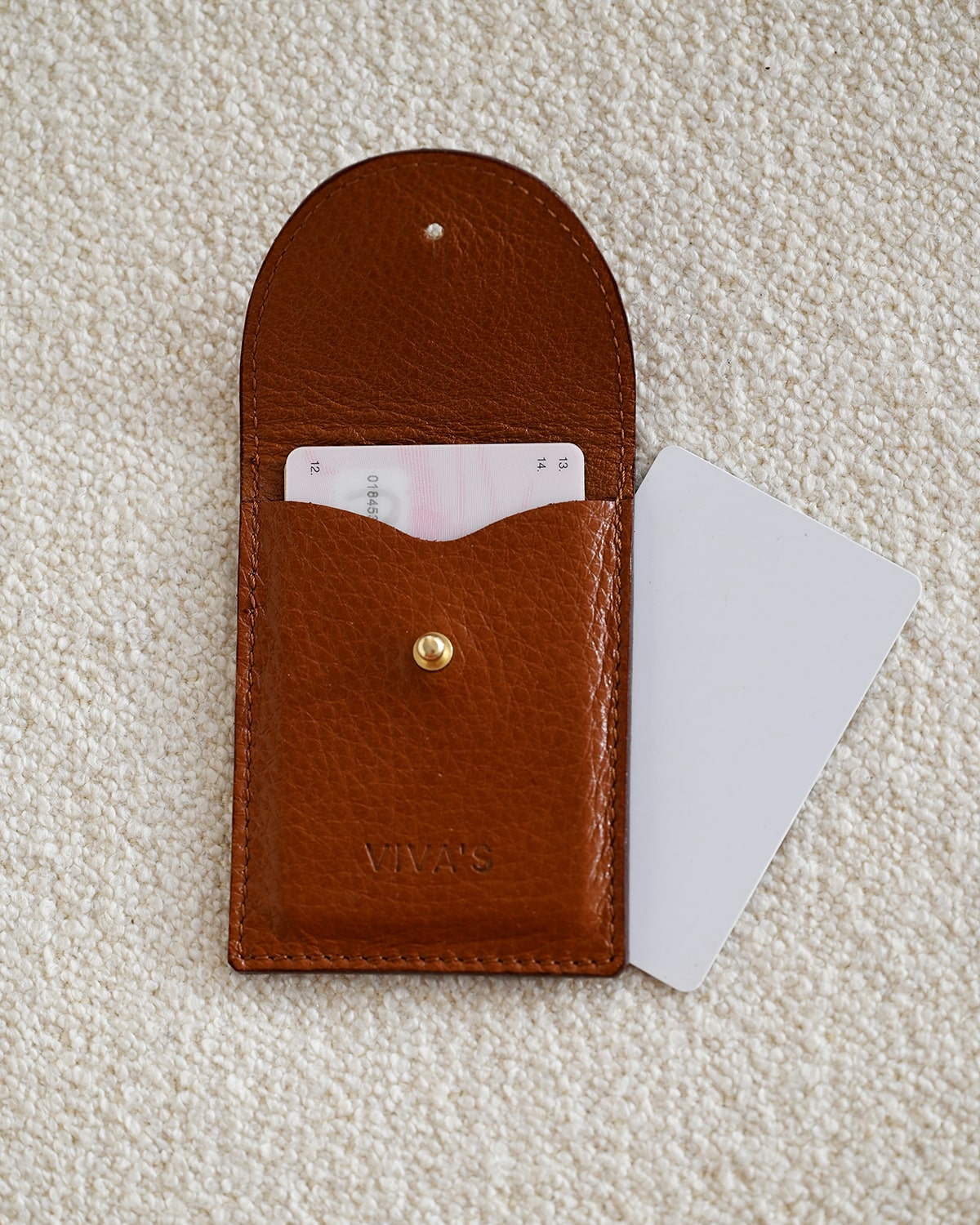 Luisa Cardholder Dark Caramel