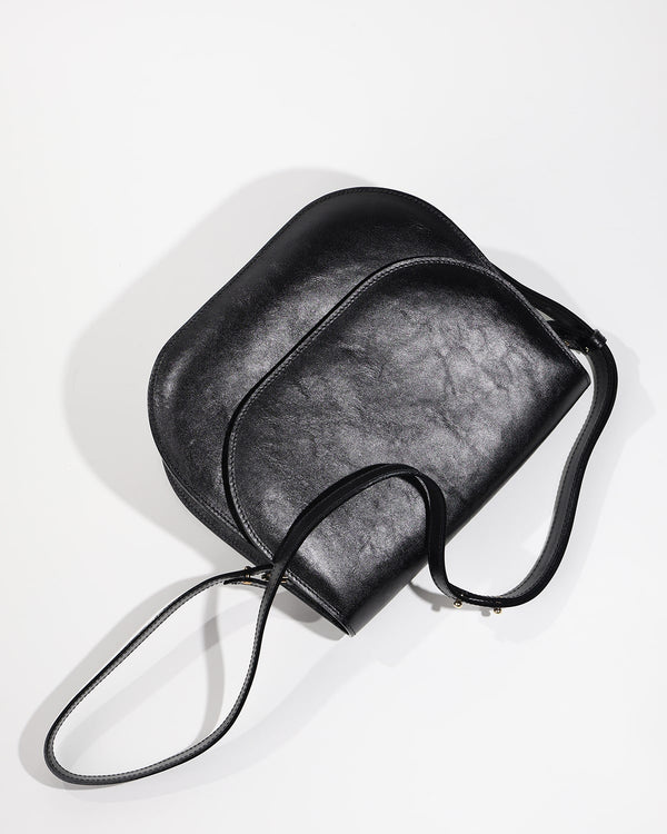 MARA Half Moon Bag Rich Black