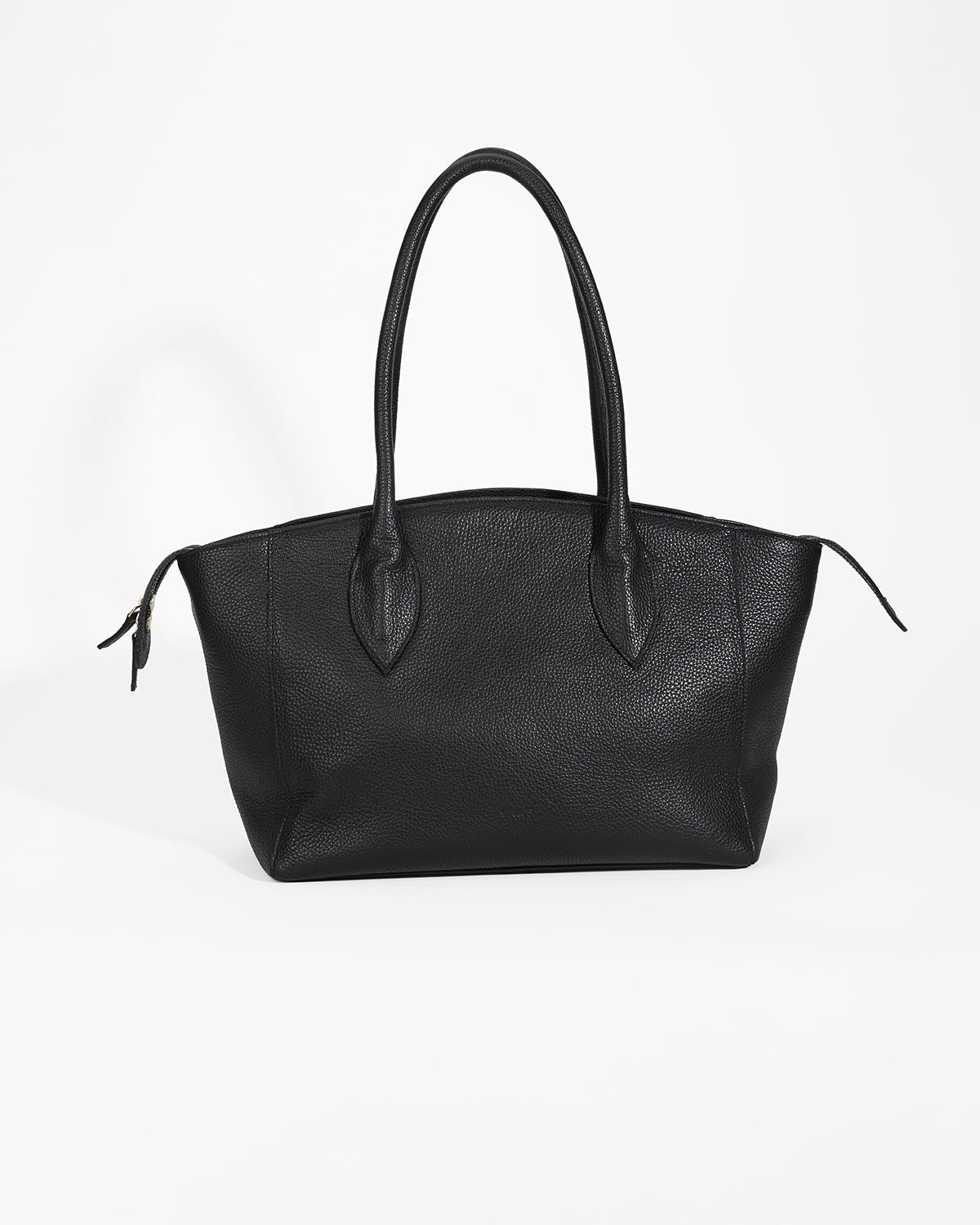 SOPHIE Lux Leather Work Bag Rich Black