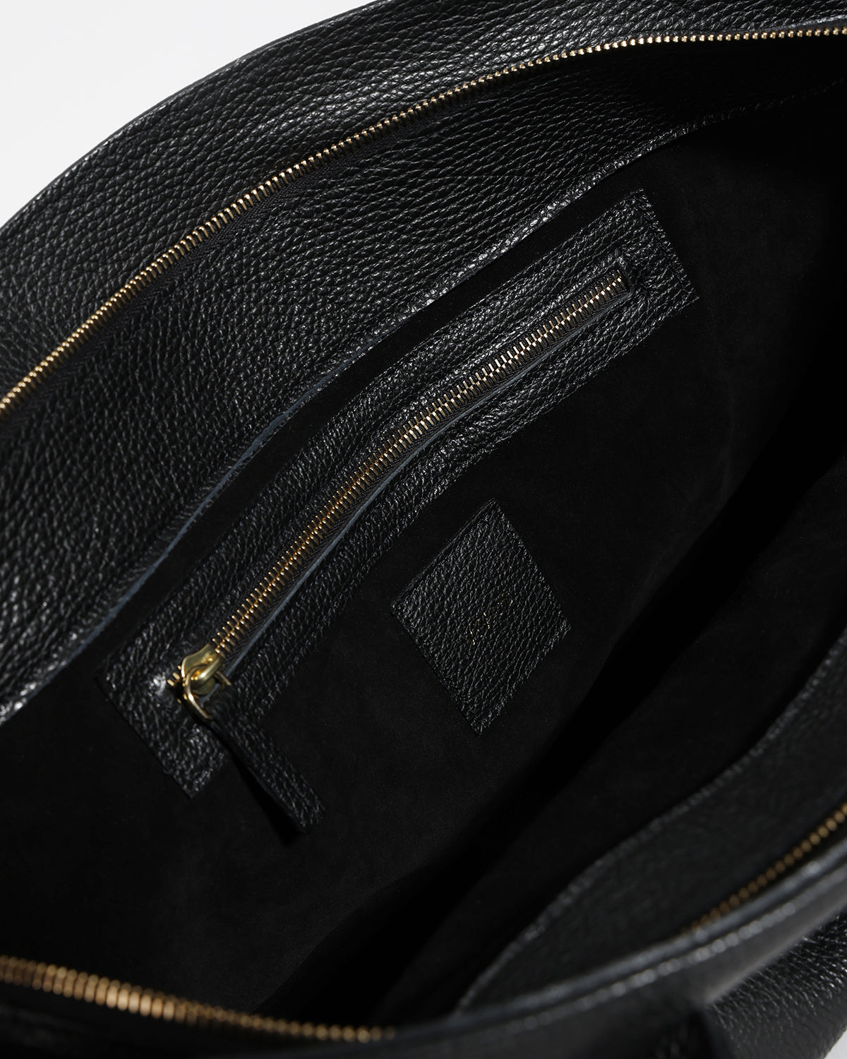 SOPHIE Lux Leather Work Bag Rich Black