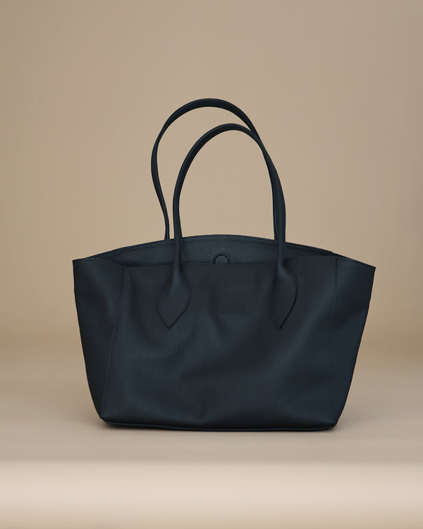 Sophie Lux Leather Work Bag Rich Black