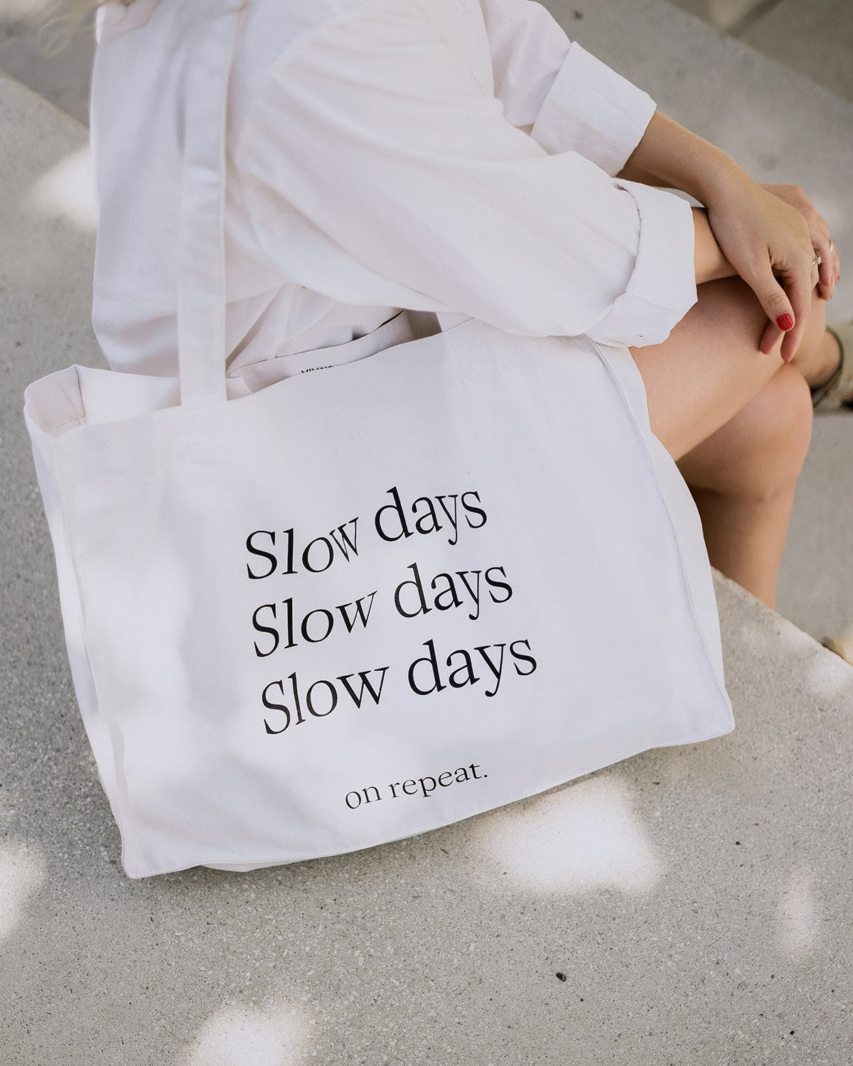 Slow Days Tote Bag