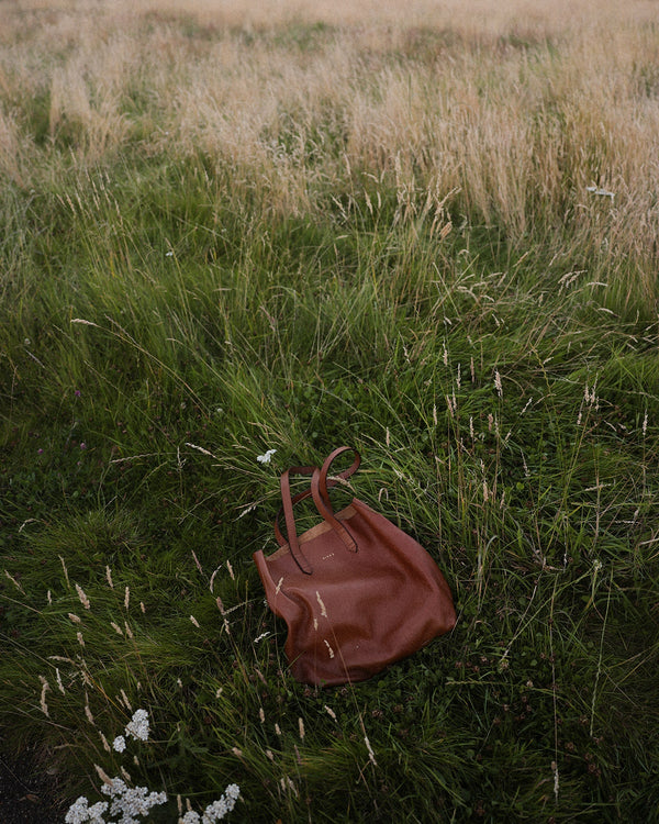 BRUNA Tote Bag Dark Caramel