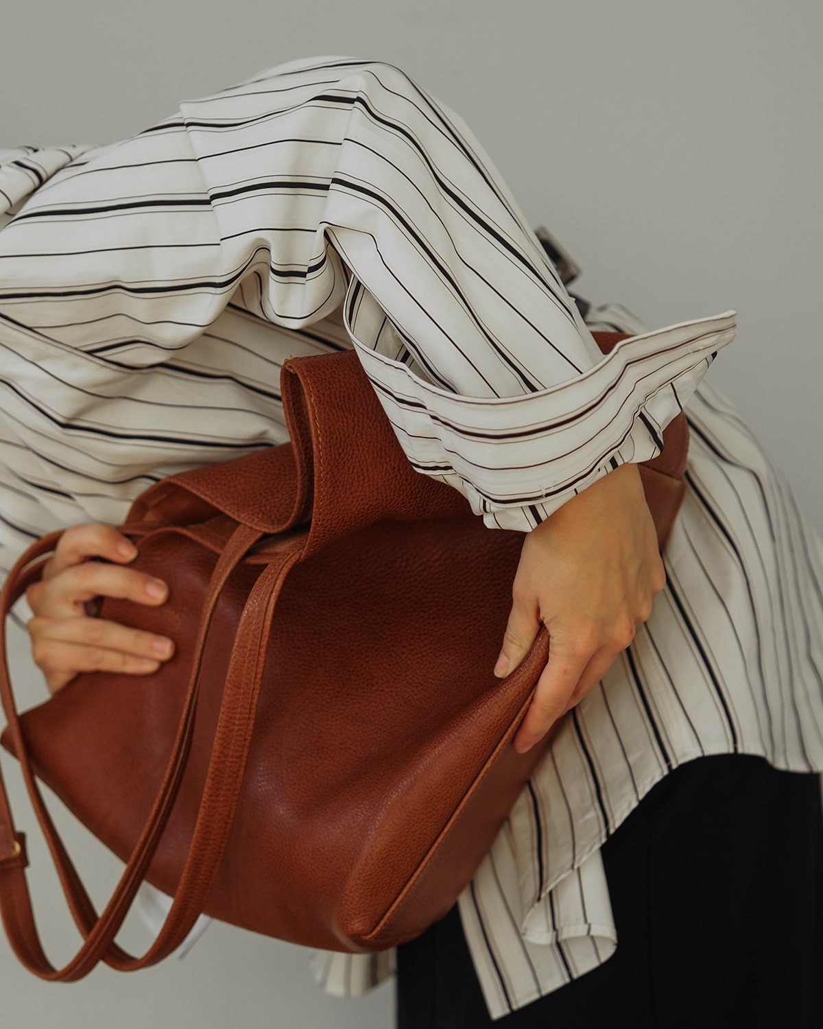 KARLA Lux Work Bag Dark Caramel