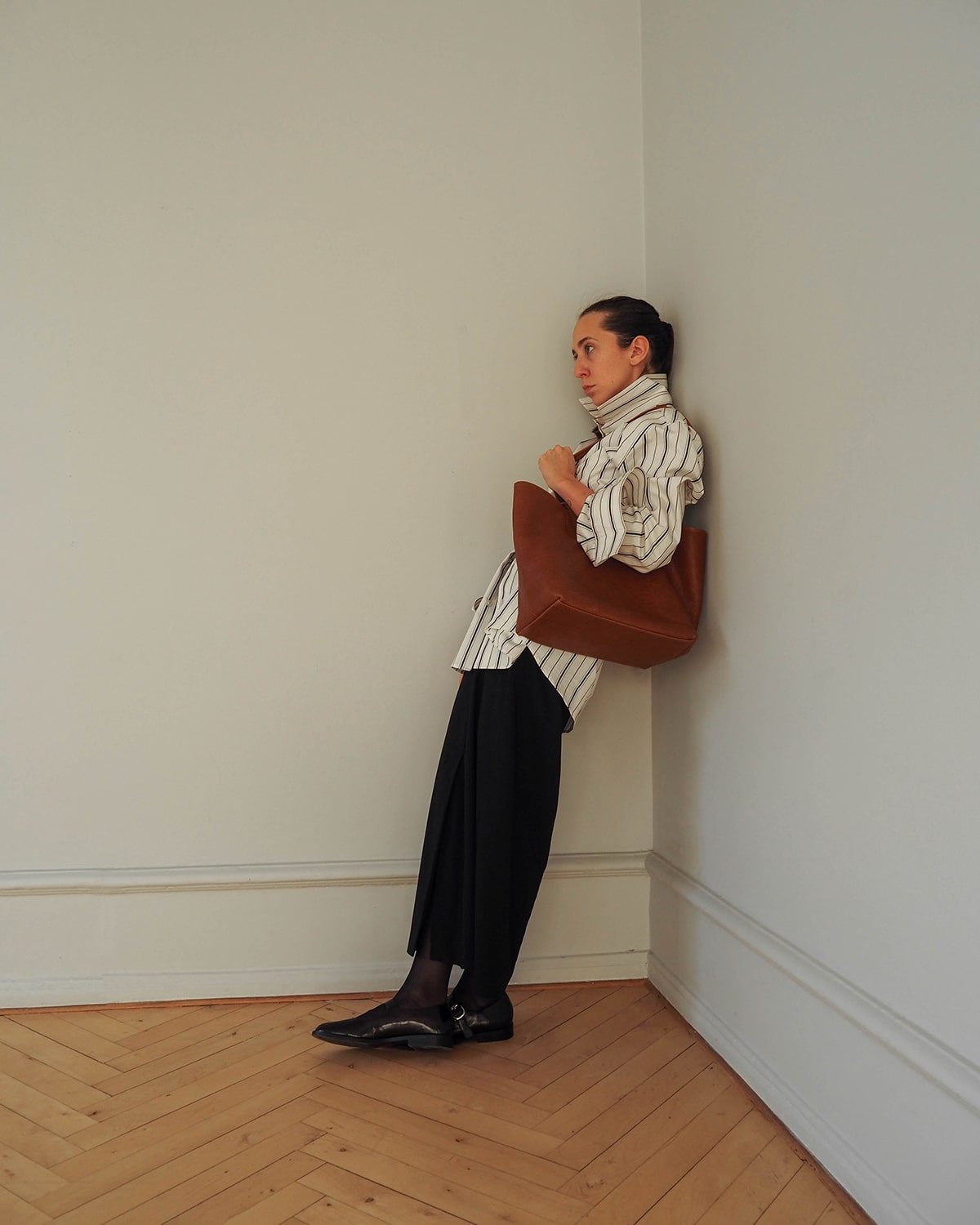 KARLA Lux Work Bag Dark Caramel