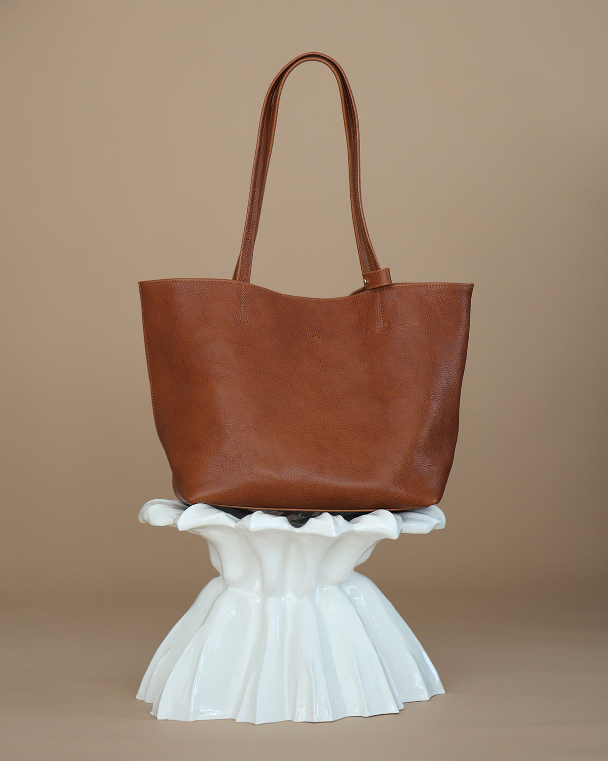 Karla Lux Work Bag Dark Caramel