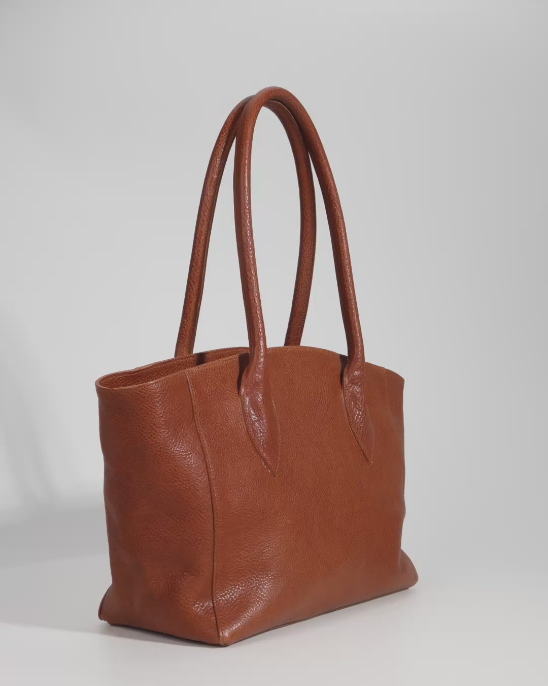 Bron Leather Tote Bag video