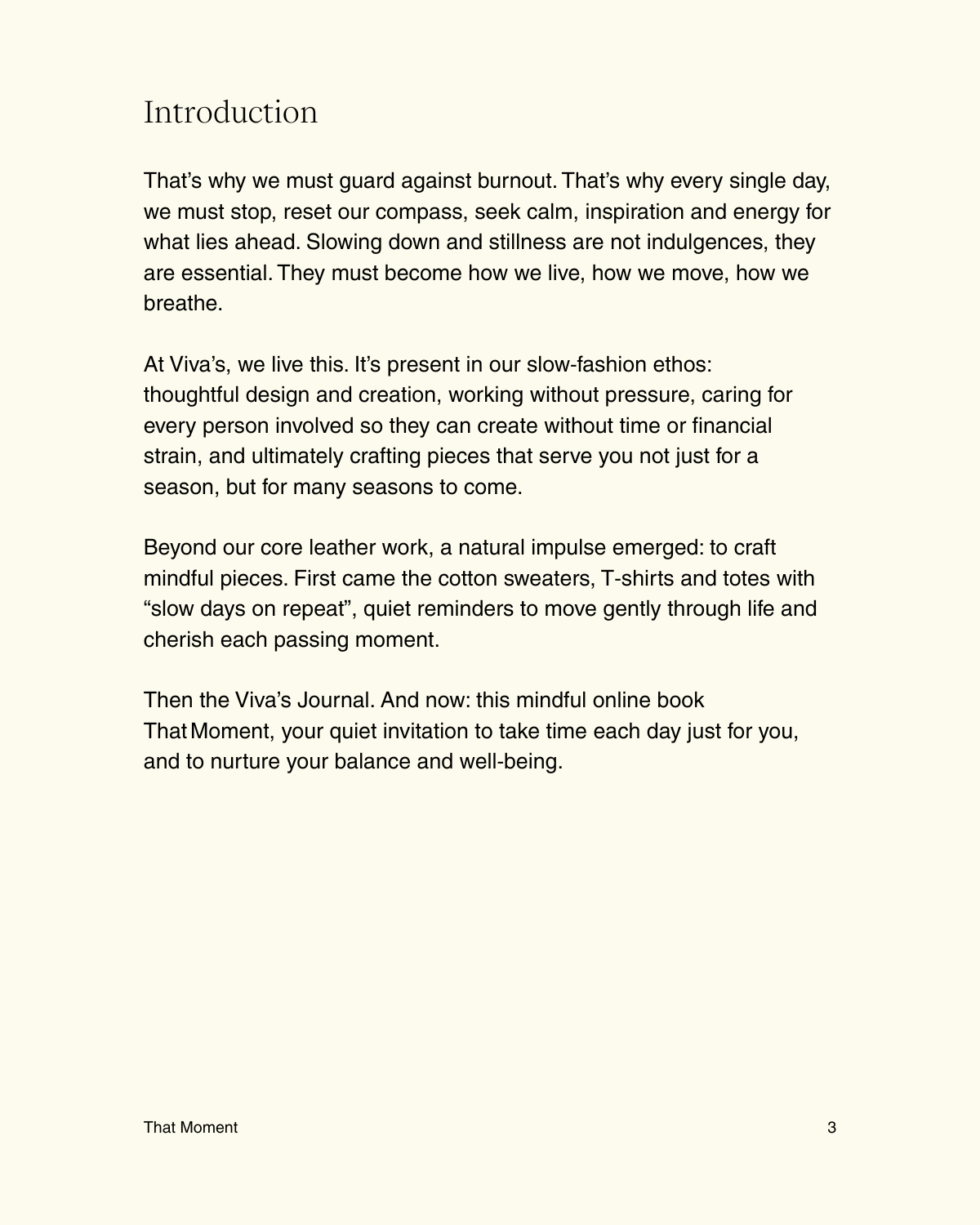 That Moment: A Book to Slow Down With