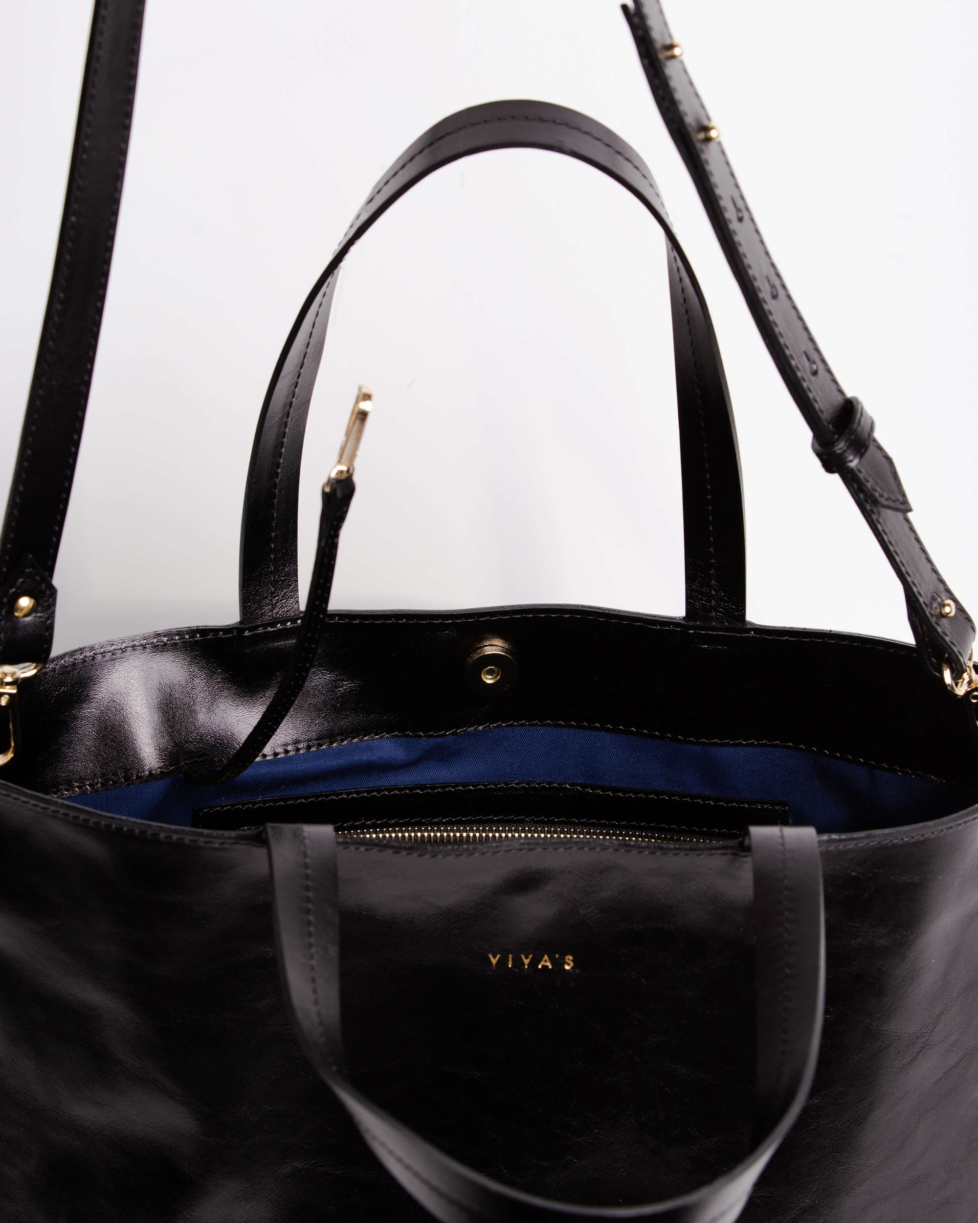 ROUND BUCKET BAG black