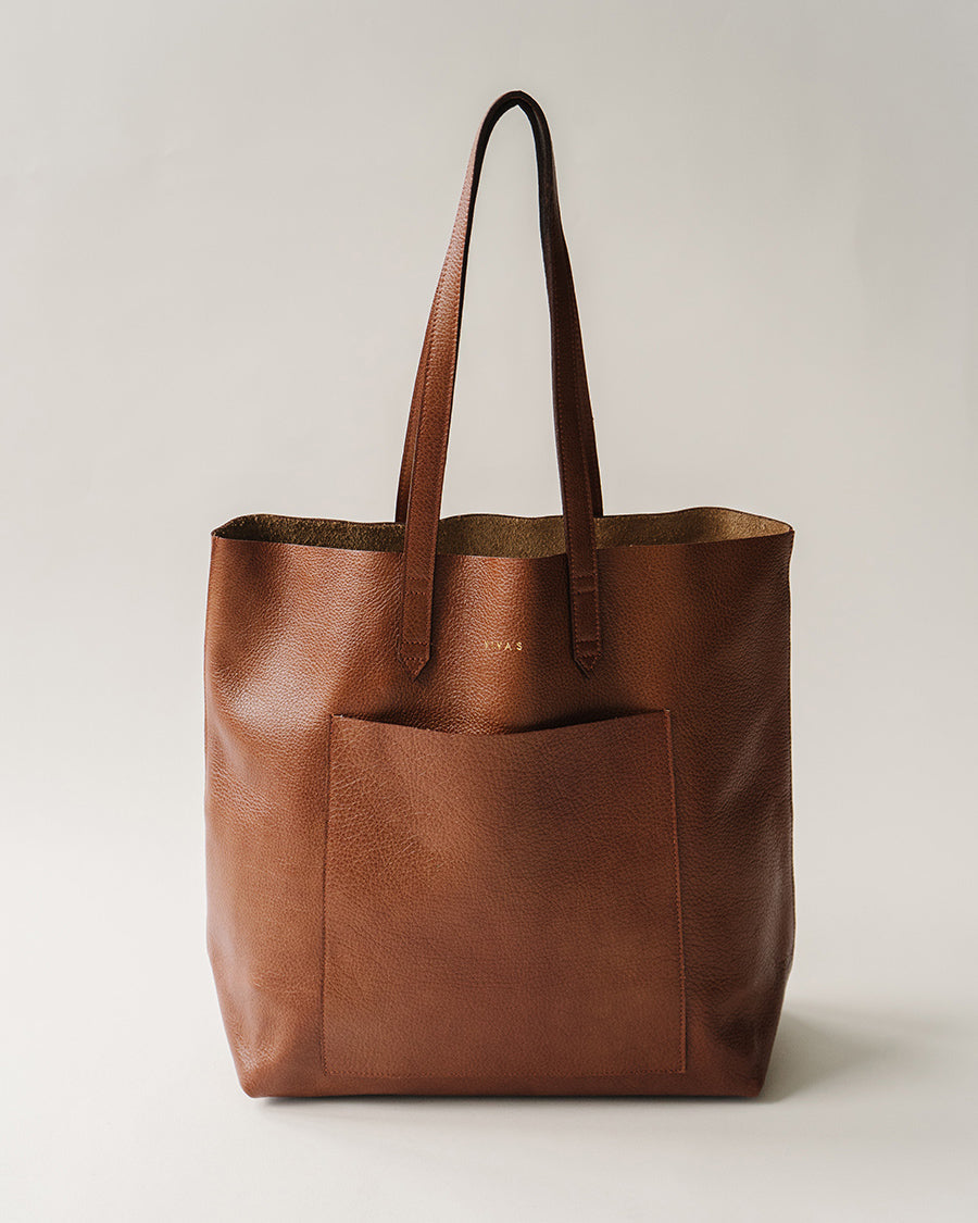 FRANKA Travel Tote Bag Dark Caramel