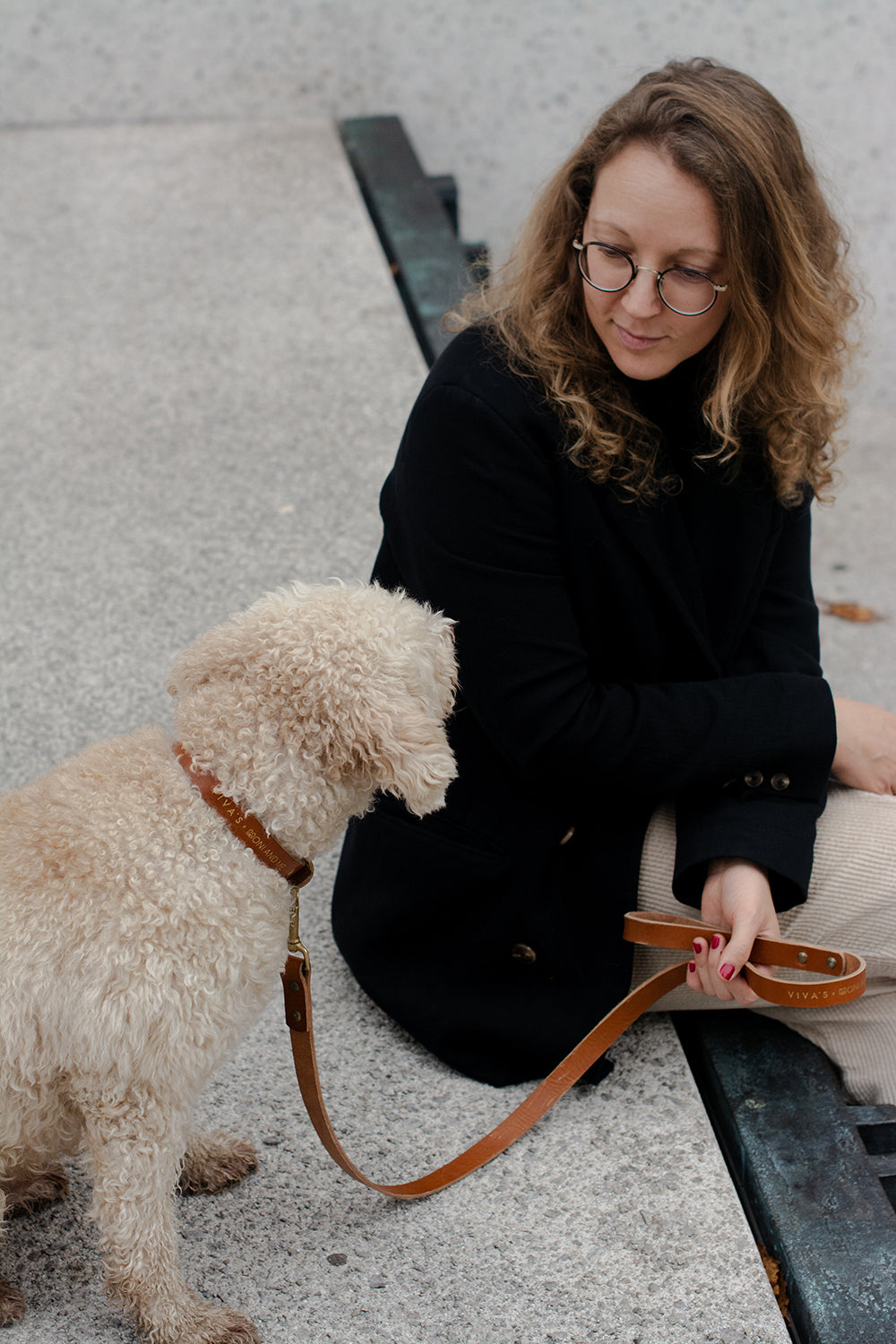 DOG COLLAR + LEASH